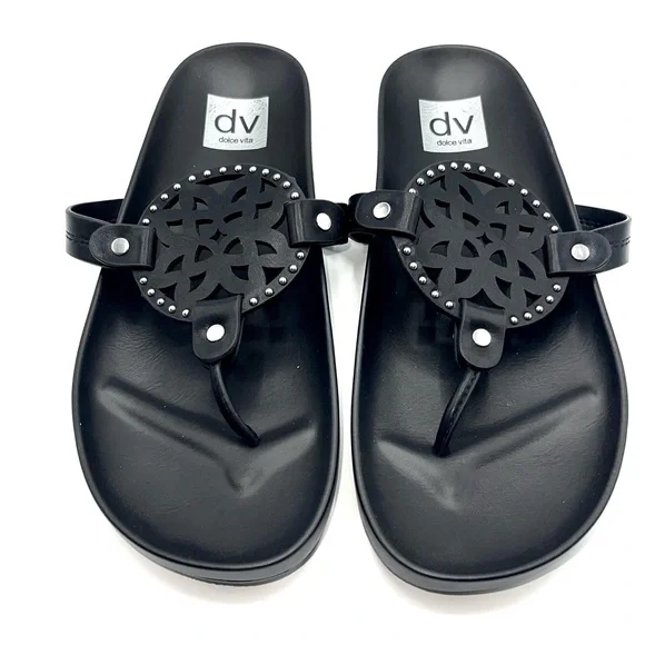 Dv Dolce Vita Metal Ornamentation Pandora Footbed Sandal - Picture 4 of 7